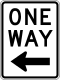 one way